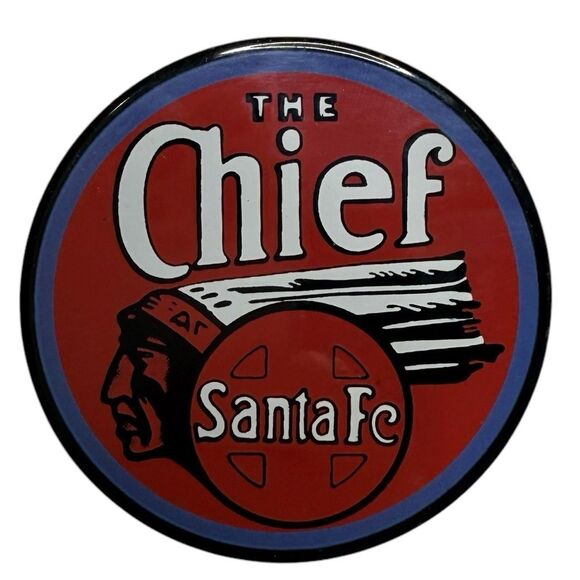 The Chief Santa Fe Railroad Train Refrigerator Magnet - Picture 1 of 5